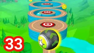 Going Balls, SpeedRun, Going Balls Portal Run Gameplay Level 33