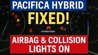 2019 Chrysler Pacifica Hybrid Christmas-Tree Dash Fixed! | Seat Belt Sensor Wire Repair