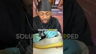Как почистить yeezy 350s #amsr #кроссовки #вирус