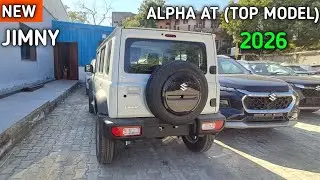 MARUTI SUZUKI JIMNY ALPHA AMT 2026 MODEL FULL DETAIL REVIEW IN HINDI 