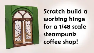 Make a working miniature hinge from paper and wire. Learn how in this tutorial.