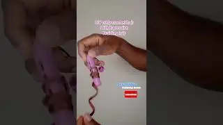 DIY curly crochet hair using Expression braiding hair and perm rods#shorts#curlycrochethair