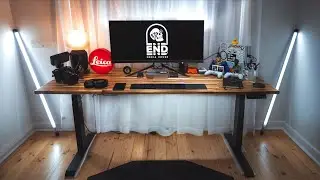The Best Electric Desk For Video Editors! Editing Station Walkthrough!