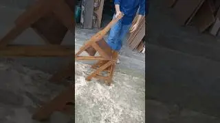 Teakwood Chair converts to Stair. #interiordesign #interior #teak  #teakchair #wood #chair #stair