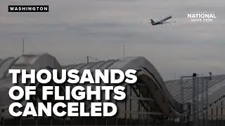 Thousands of flights canceled after severe winter storm