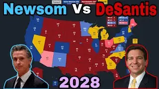Ron DeSantis Vs Gavin Newsom | 2028 Election Prediction
