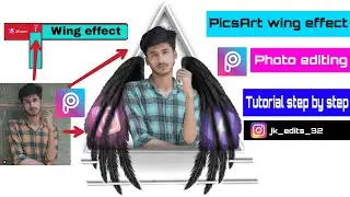PicsArt amazing Wings photo Editing | PicsArt Change Background