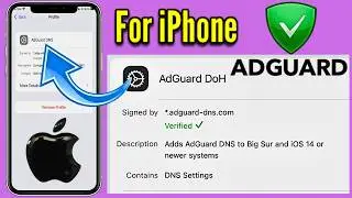 How to  Setup and Configure Adguard DNS on iPhone