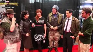 Captain America and Crew Cosplayers at New York Comic Con 2014