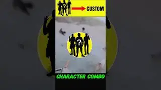 BEST CHARACTER COMBO FOR CUSTOM 🤯🔥 FREE FIRE MAX #freefire #freefiremax #weaponskin #quadstick