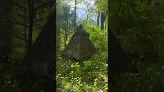 Nukem Hunting Blinds- lightweight ground blind for quick setup & stake free. Great turkey blind 🤘