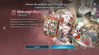 Midrange Abysscraft (prebuilt deck, Blossoming Fate) - Shadowverse: Worlds Beyond [CCG]