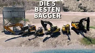 LS19 - Die TOP 5 besten Bagger f&uuml;r deine Baustelle in K&ouml;nigsberg & Mittelberg