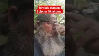 Tornado damage in Sulphur Oklahoma!!! #oklahoma #woodsman #tornado #fyp