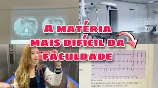 ROTINA DE UMA ESTUDANTE DE MEDICINA #medvlog (a matéria mais difícil que já tive 🥲)