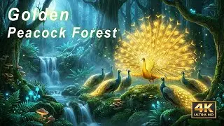 Magical Peacock Forest 🌙 Calming Lofi Music for Study, Sleep & Healing | The Peacock
