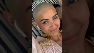 Indian Actress Kashmira Pardesi shaves hair to bald haircut headshave #shorts - Made using AI