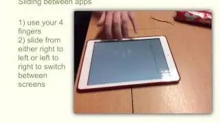 Video Help file for gestures on the iPad.