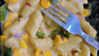 Sunday vibes with my homemade white sauce pasta  #whitesoucepasta  #food #fypシ゚viral #fbyシreels 