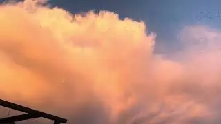 Nubes naranjas ☁️ #sky #skylovers