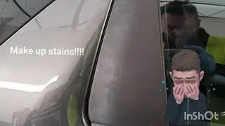 how to remove make up stains from door pillars !!! Auto smart G101!!!
