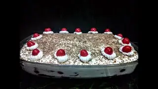 BLACK FOREST PUDDING | BLACK FOREST CAKE by kitchen counter