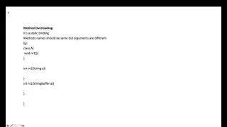 Method Overloading