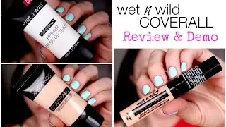 Wet 'n Wild Coverall Primer, Foundation, Concealer | Review & Demo