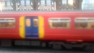 SWT 4555912 & 4555908 departs Woking 30.8.15