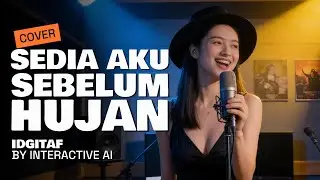 Sedia Aku Sebelum Hujan - Idgitaf - Cover Interactive Ai (Video Lirik)
