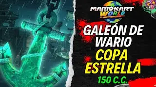 GALE&Oacute;N DE WARIO | COPA ESTRELLA | GU&Iacute;A 100% | 💯Mario Kart World🏆