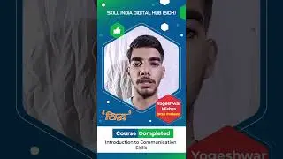 Meet Yogesh Mishra: Skill India success in Communication Skills, transforming his life and future!