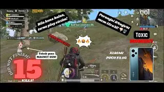 POCO F5 5G - PUBGM - MECHA FUSION - TOXIC GAMEPLAY 15 ELIMINATIONS