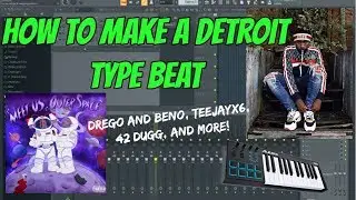 How To Make an INSANE DETROIT TYPE BEAT | Drego and Beno, Teejayx6, 42 Dugg (Prod. Pecchos)