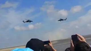 Milli gururumuz Atak Helikopterlerinden harmandalı oyunu