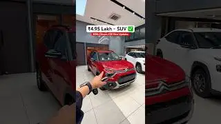 Citroen C3X ₹4.95 Lakh 🔥 #shorts #citroen #c3 #review #suv #car