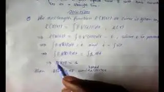 VECTOR DIFFERENTIAL GEOMETRY; PARAMETRIZED CURVE, UNIT SPEED CURVE