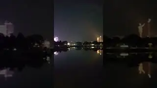 🇮🇳 Tank Bund 😍Hussain Sagar 🇮🇳 Night View 🥰 #hyderabad #india #indian #hyd #charminar #telangana