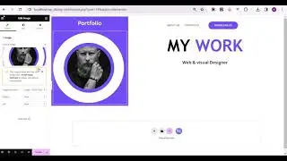 Portfolio XD templets convert to Elementor part 1 | XD to Elementor | WordPress