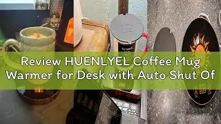 Review HUENLYEL Coffee Mug Warmer for Desk with Auto Shut Off, Coffee Warmer for Desk Office Home Gi