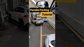 Quick and Accurate Parallel Parking Techniques in Limited Space #automobile #cardrivingtips #shorts