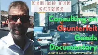 Behind the Scenes  Day in the Life of a Private Investigator TV Show at Santee Alley