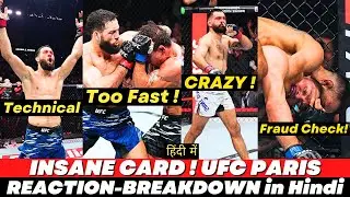 Fighting Nerds DESTROYED!! UFC PARIS REACTION and BREAKDOWN in Hindi | Namaste MMA
