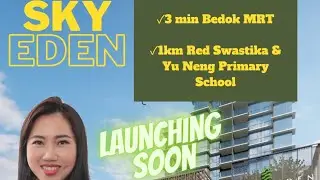 Sky Eden Bedok MRT launching now, 1km Swastika and Yu Neng Primary School.