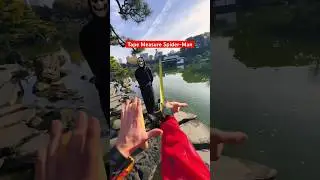 Tape Measure Spiderman Training Camp🥷#shorts#youtubeshorts#vfx#vfxshorts#Spiderman#Training#india