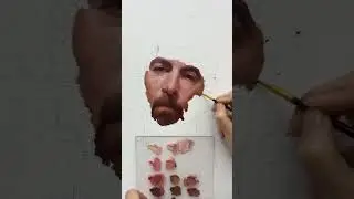 OIL PAINTING TIME-LAPSE#oilpainting #oil painting portrait #skintone #skintones How To Paint Skin