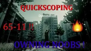 Modern Warfare Remastered (MWR) Quickscoping Raw Gameplay | 65-11| Dom on Bloc