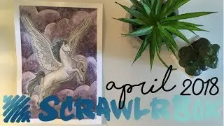 Scrawlrbox UNBOXING & CHALLENGE // Take Flight // April 2018 ScrawlrChallenge