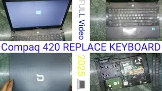 How to Replace Keyboard 🇹🇯 Hp Compaq 420  Hindi 2025 !