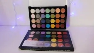Обзор и образцы палетки теней для век BH Cosmetics Foil